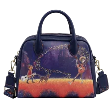 Coco - Marigold Bridge 10” Faux Leather Crossbody Bag
