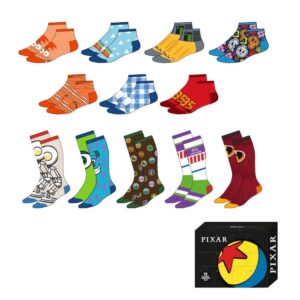 Disney Pixar assorted adult 12 socks set