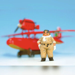 Porco Rosso Savoia S.21 Seaplane model kit + Porco Rosso figure