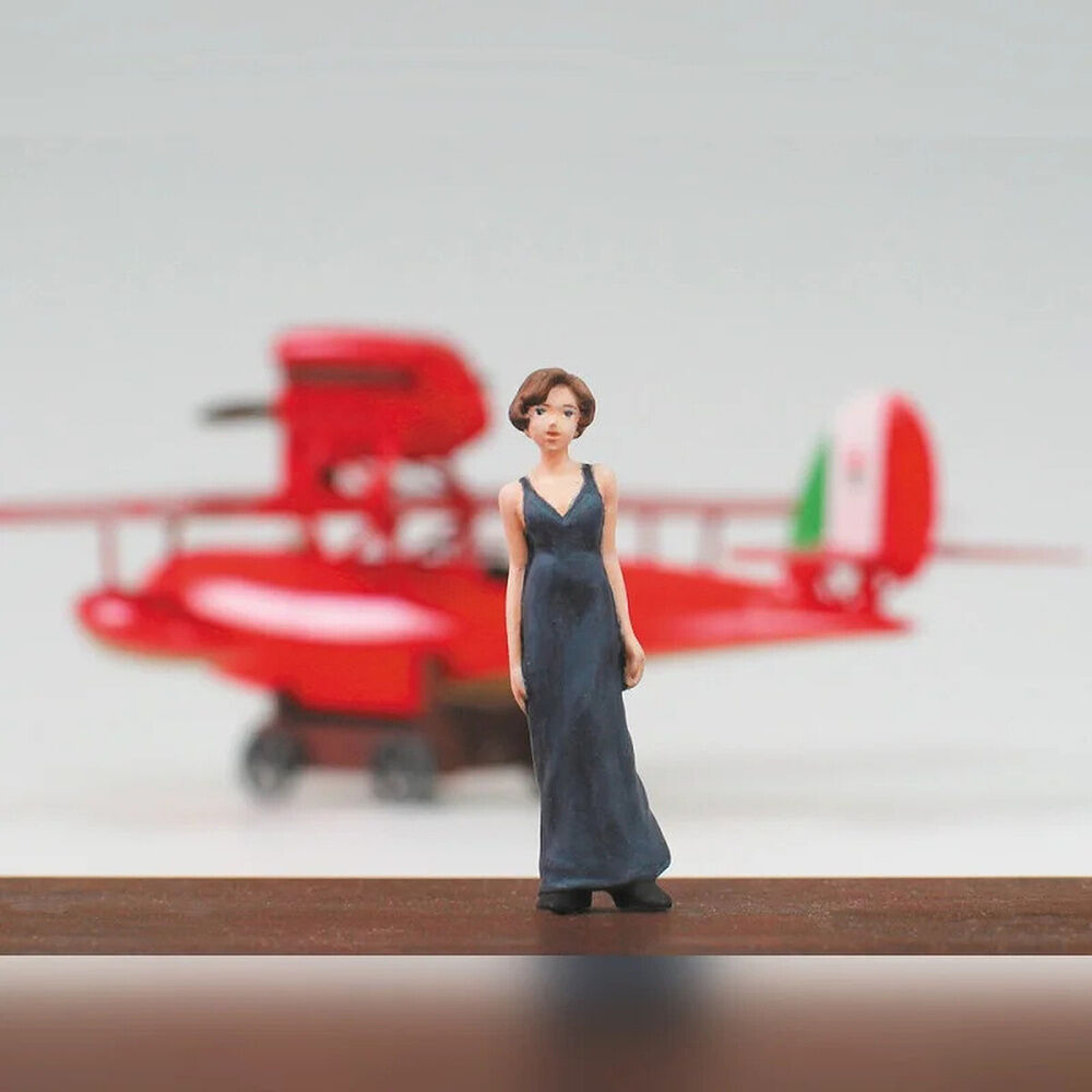 Porco Rosso Savoia S.21F ver.2 Seaplane model kit + Gina figure