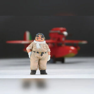Porco Rosso Savoia S.21F ver.2 Seaplane model kit + Porco figure