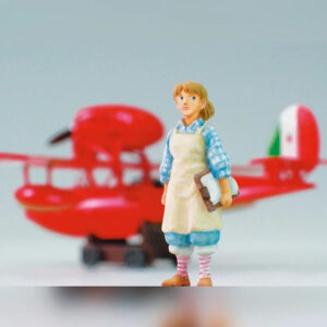 Porco Rosso Savoia S.21F ver.2 Seaplane model kit + Fio Piccolo figure
