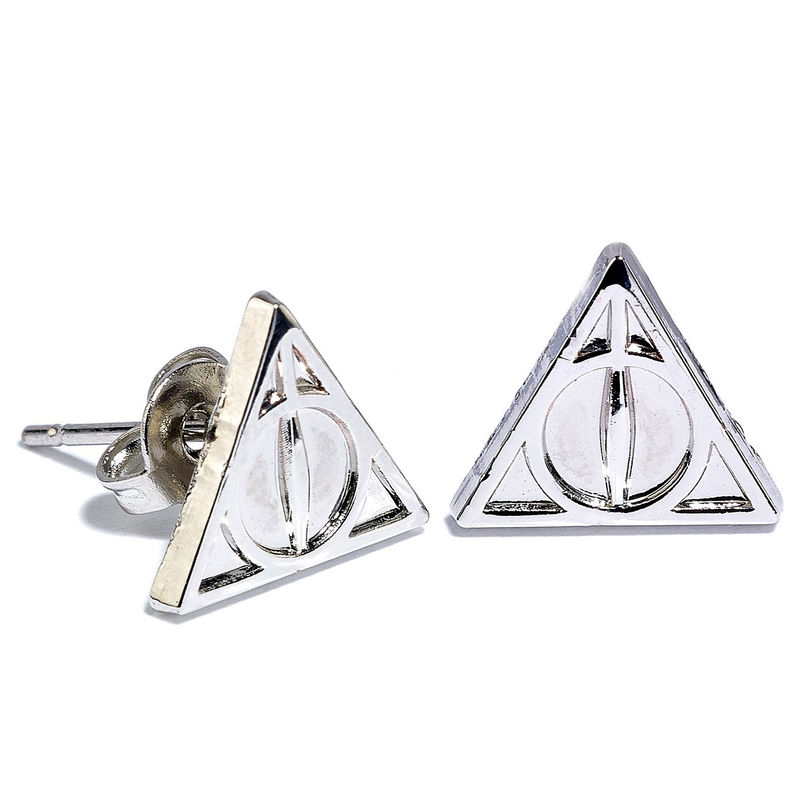 Harry Potter Deathly Hallows Golden Snitch Platform earrings set - Image 2