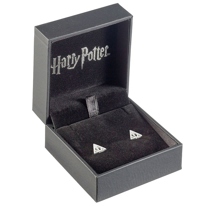 Harry Potter Deathly Hallows silver earrings - Image 2