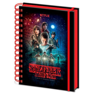 Stranger Things Poster A5 notebook