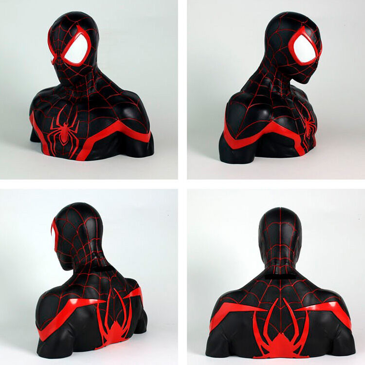 Marvel Spiderman Miles Morales Deluxe Bust Bank 20cm - Image 2