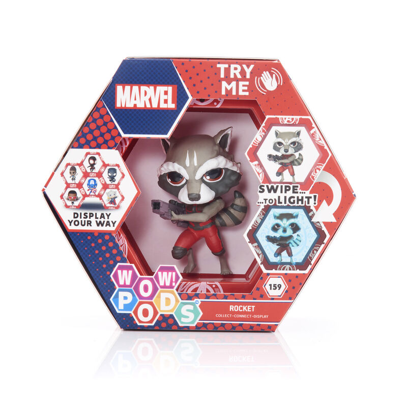 WOW! POD Marvel Rocket Raccoon led figure - Image 2