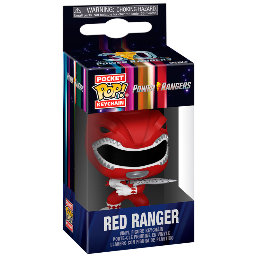 Pocket POP Keychain Power Rangers 30th Anniversary Red Ranger - Image 2