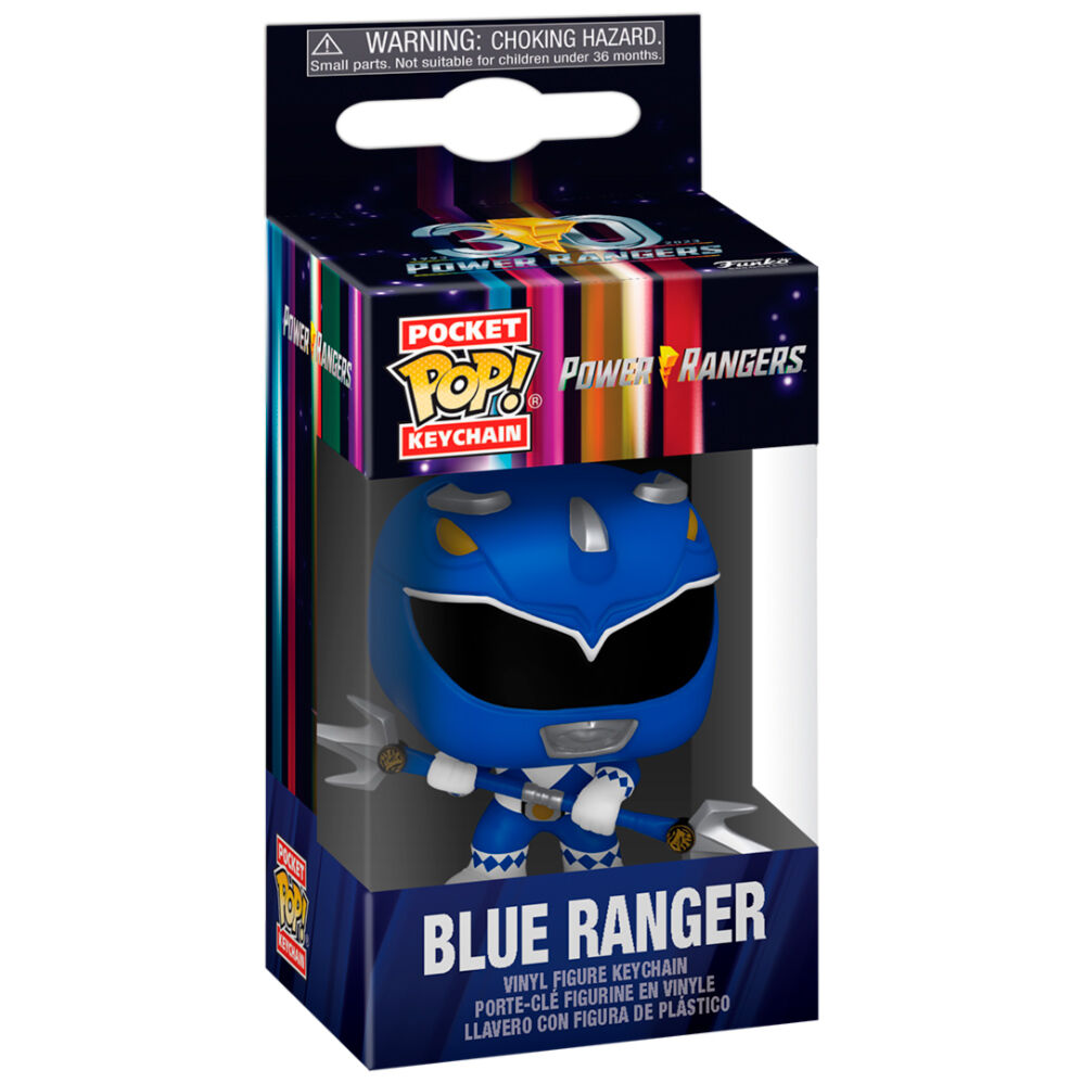 Pocket POP Keychain Power Rangers 30th Anniversary Blue Ranger - Image 2