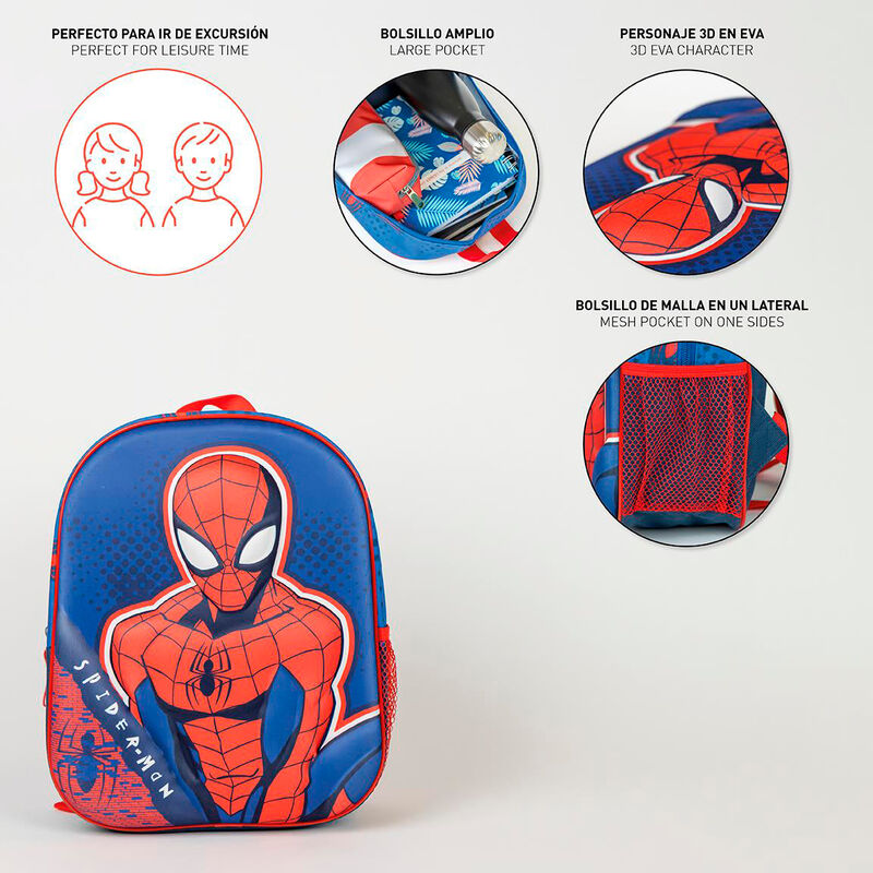 Marvel Spiderman 3D backpack 31cm - Image 4