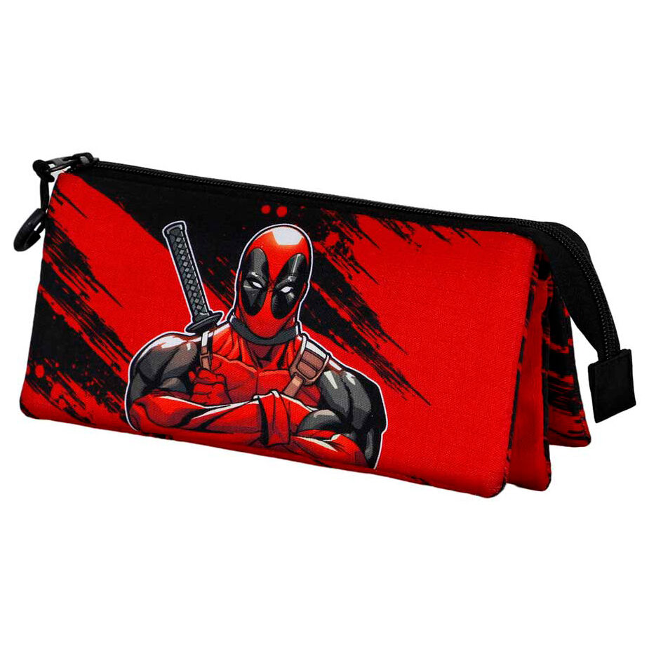 Marvel Deadpool Plus Bad triple pencil case - Image 3