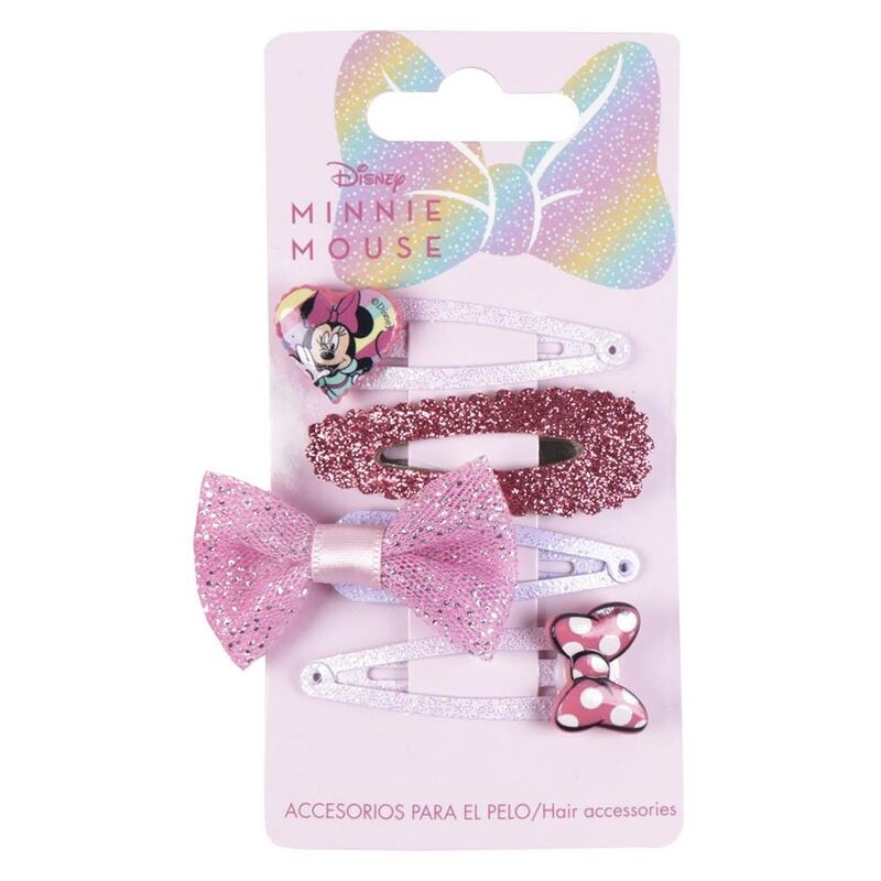 Disney Minnie blister pack 4 hairpins