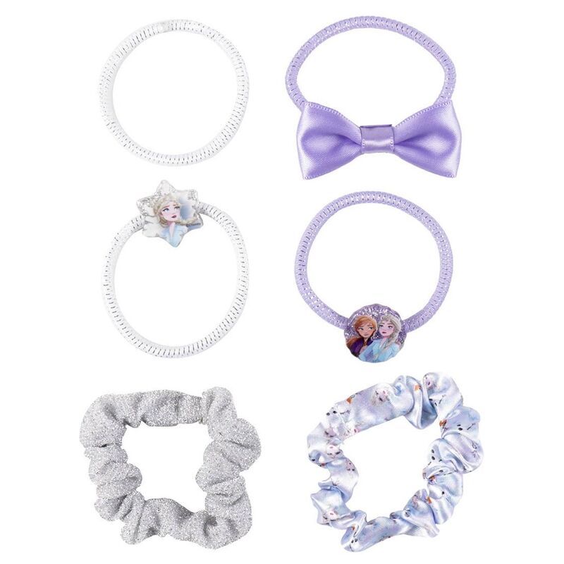 Disney Frozen set 6 scrunchies - Image 2