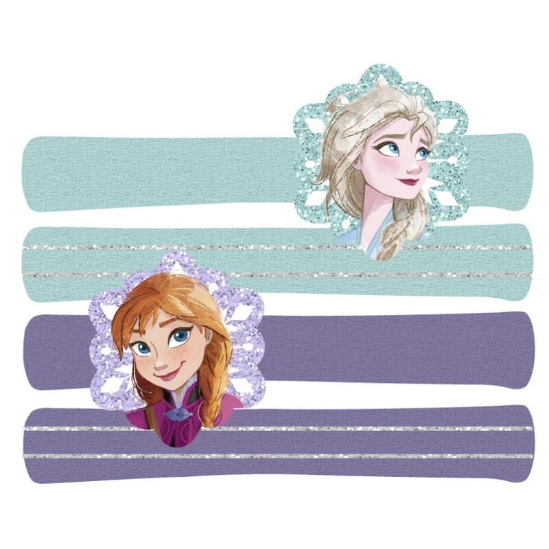 Disney Frozen set 4 scrunchies - Image 2