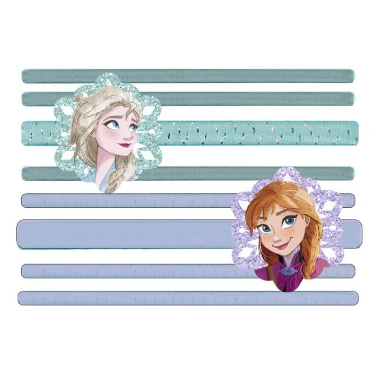 Disney Frozen set 8 scrunchies - Image 2