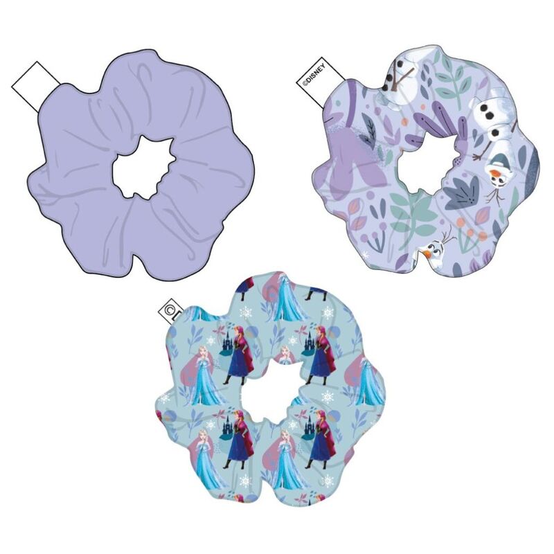 Disney Frozen set 3 scrunchies - Image 2