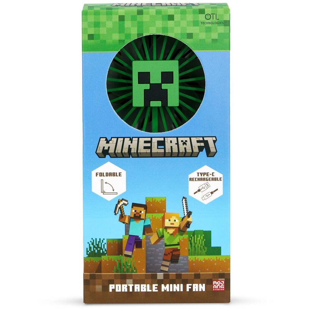 Minecraft 3D foldable portable mini fan - Image 4