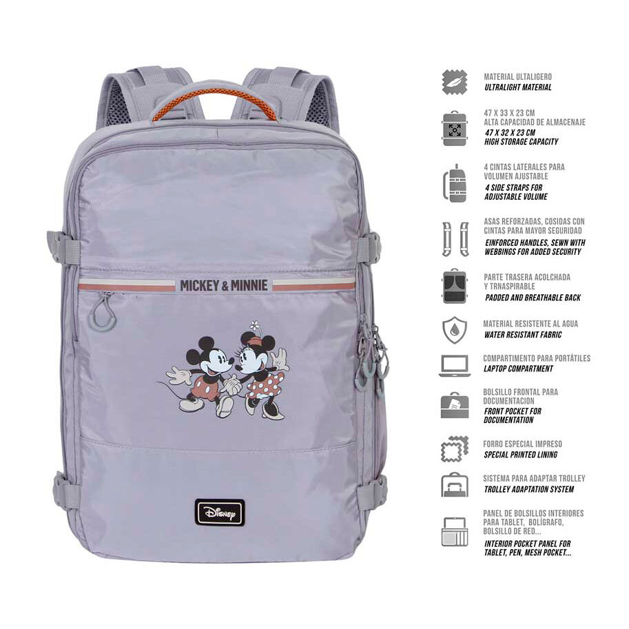 Disney Minnie & Mickey backpack 49cm - Image 2