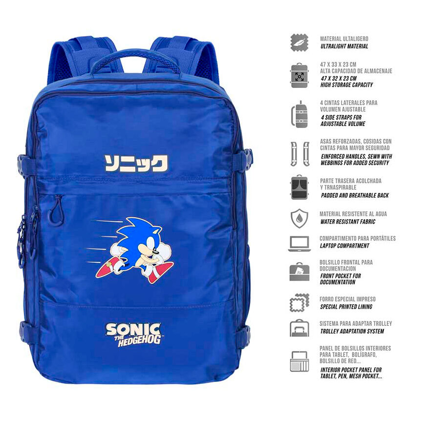 Sonic the Hedgehog backpack 40cm - Image 4