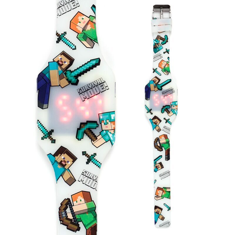 Minecraft silicone digital watch assorted - Image 3