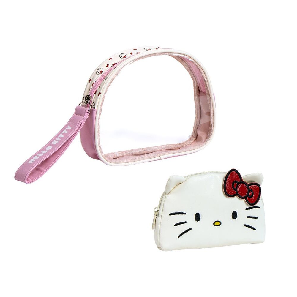 Hello Kitty 2 vanity case travel set - Image 2