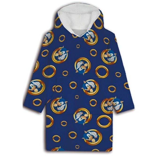 Sonic the Hedgehog oversize sweatshirt coat kids coral - Image 2