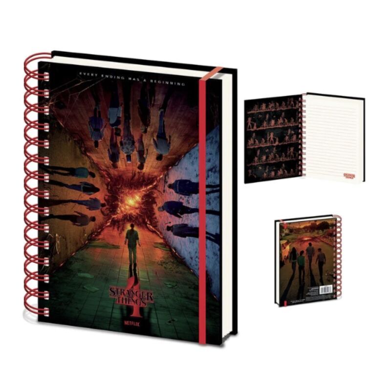 Stranger Things A5 notebook