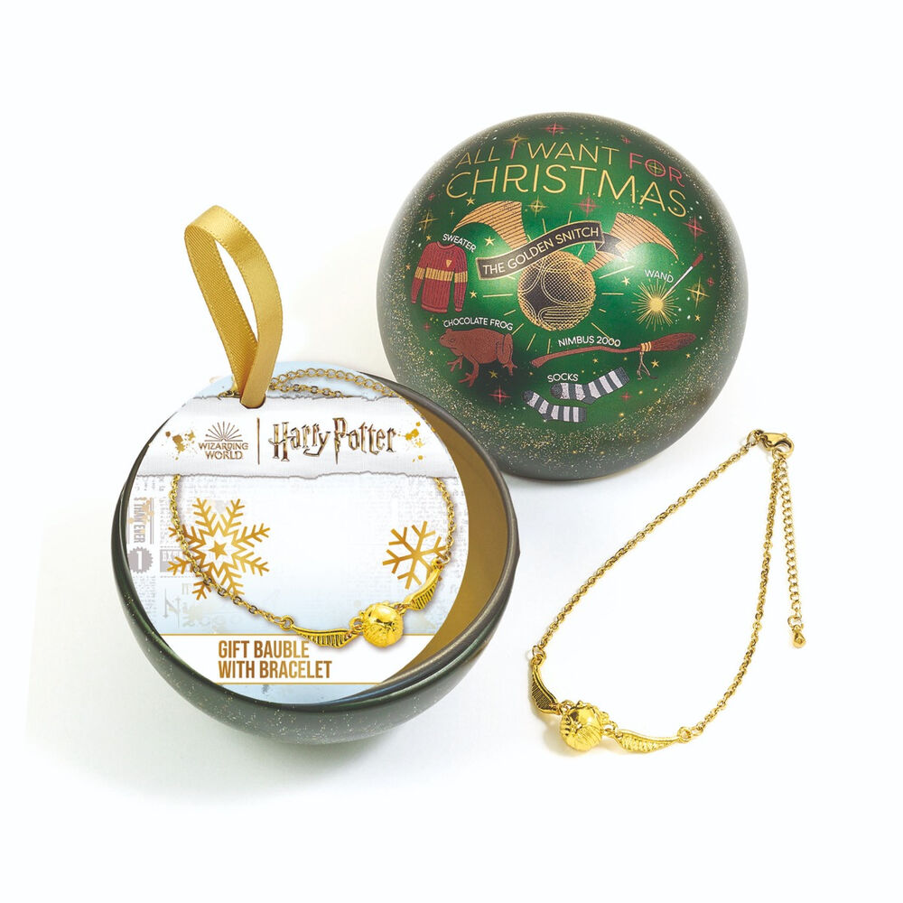Harry Potter Golden Snitch bracelet + Christmas ball - Image 3