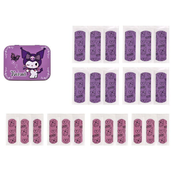 Hello Kitty Kuromi metal band-aid box - Image 2
