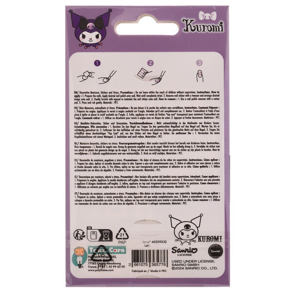 Hello Kitty Kuromi body stickers blister - Image 3