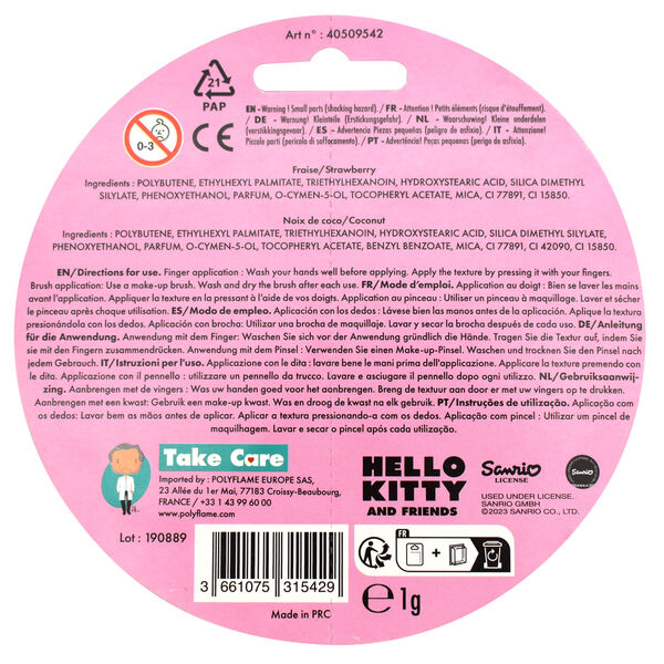 Hello Kitty & Kuromi set 2 lip balms - Image 4