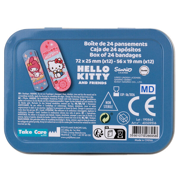 Hello Kitty & Friends metal band-aid box - Image 4