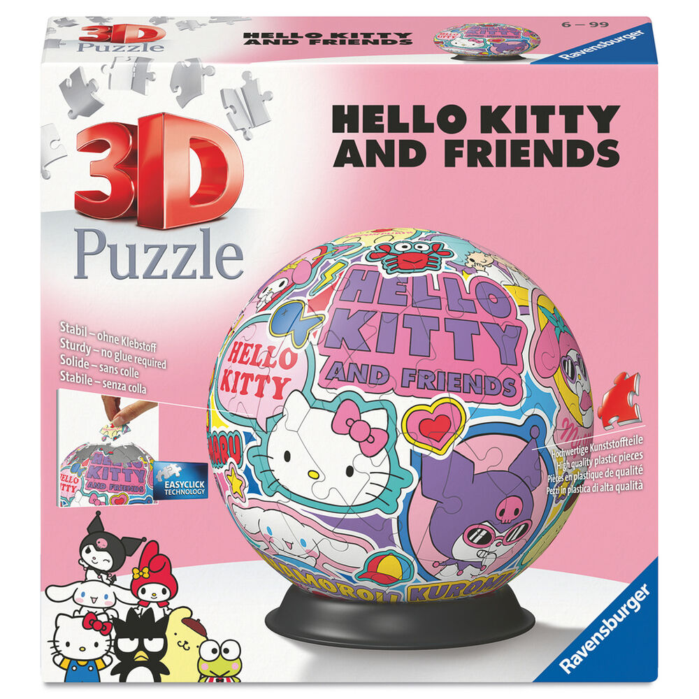 Hello Kitty 3D puzzle 72pcs - Image 3
