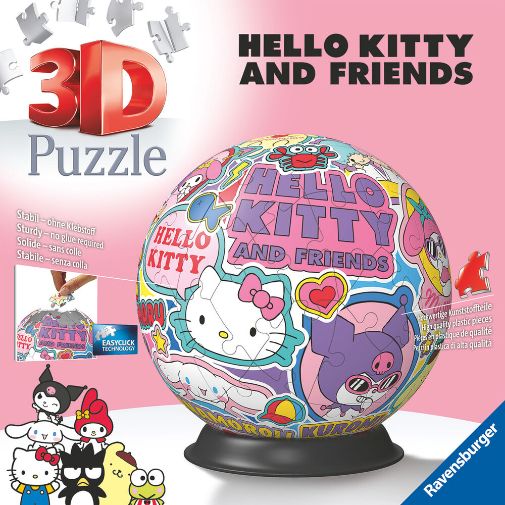 Hello Kitty 3D puzzle 72pcs - Image 4
