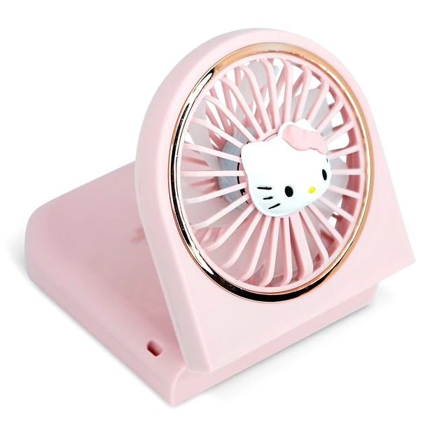 Hello Kitty 3D foldable portable mini fan - Image 2