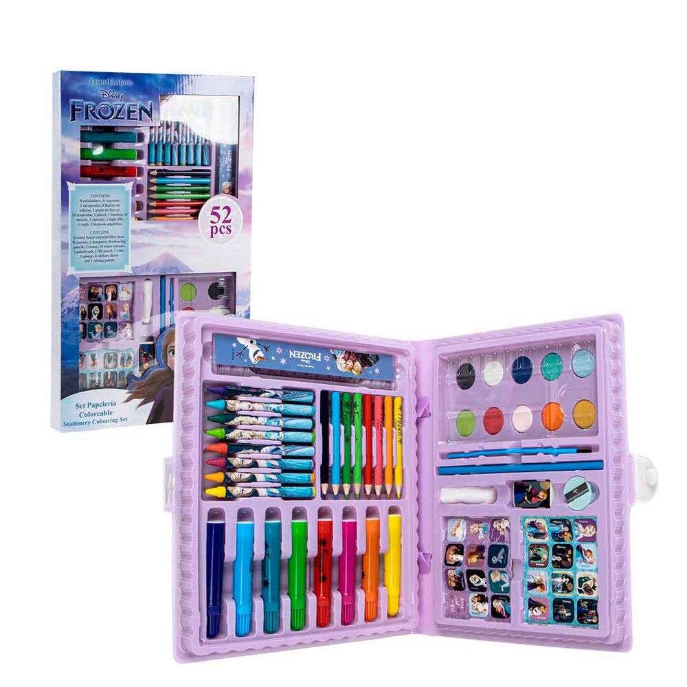 Disney Frozen colouring stationery set 52pcs - Image 3