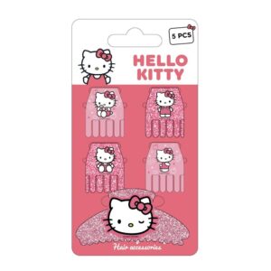 Hello Kitty Set 5 hair clips
