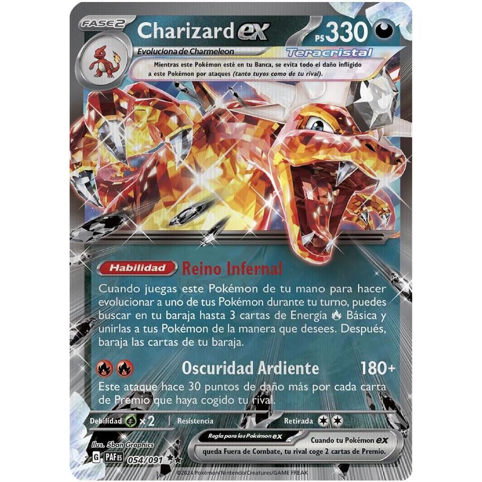 Spanish Pokemon Charizard Blister set of collectible cards - Image 2
