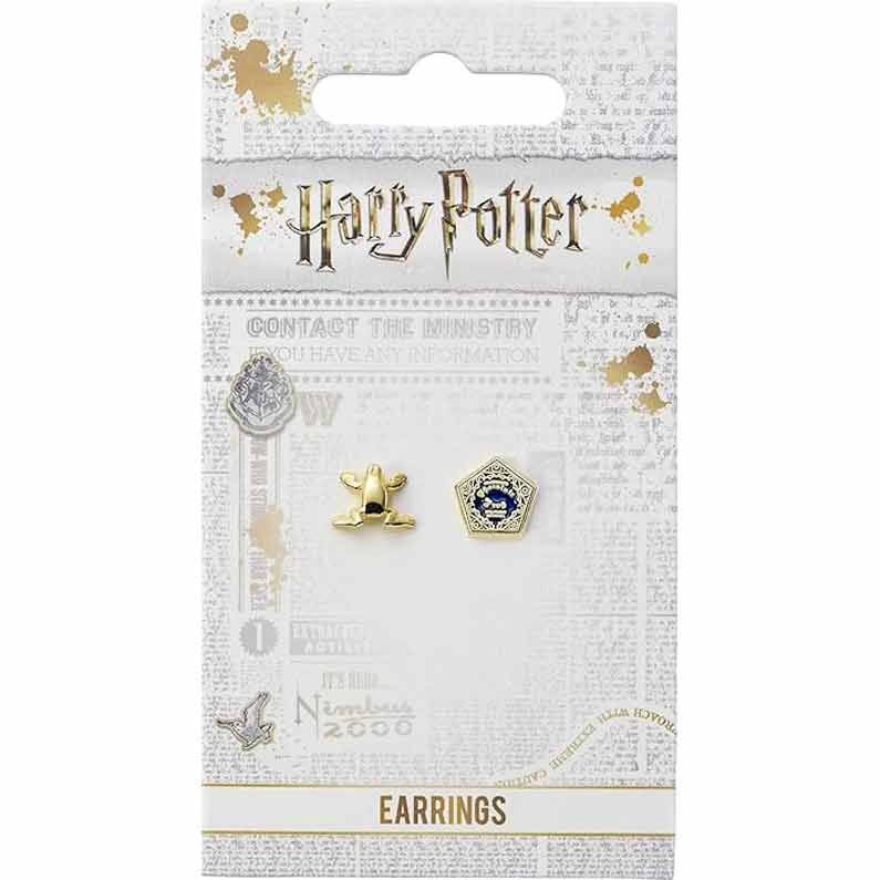 Harry Potter Chocolate Frog gold plated stud earrings - Image 3