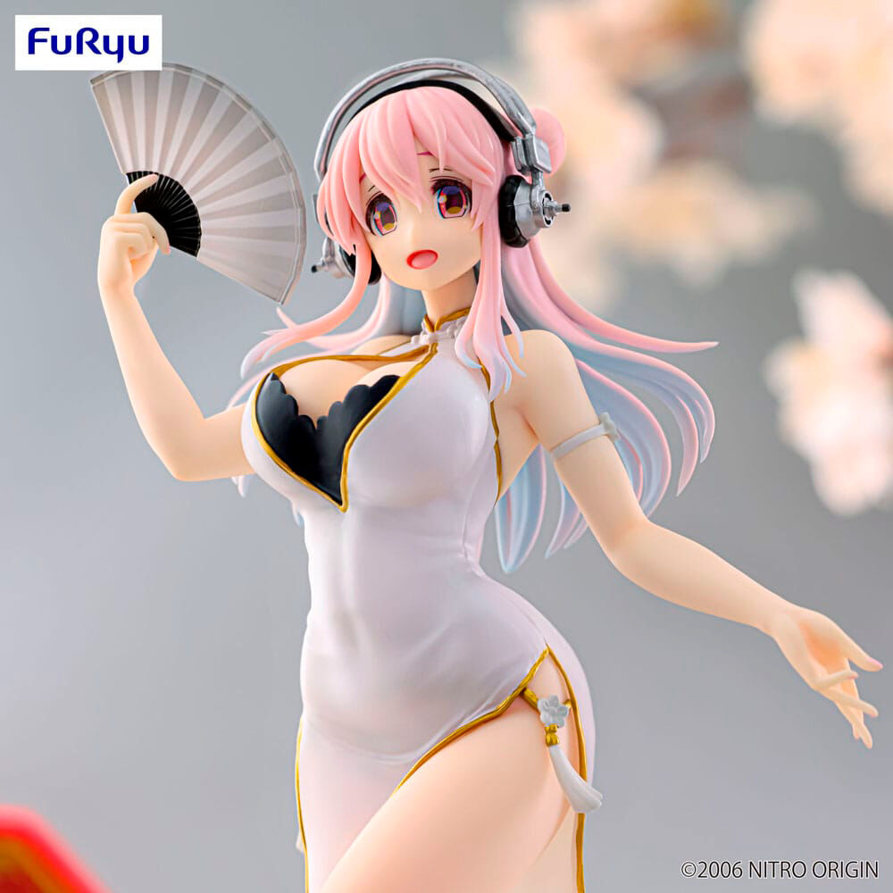Super Sonico Trio-Try-iT White China Dress Ver. figure 21cm - Image 3