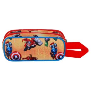 Marvel Avengers Attack 3D doble pencil case