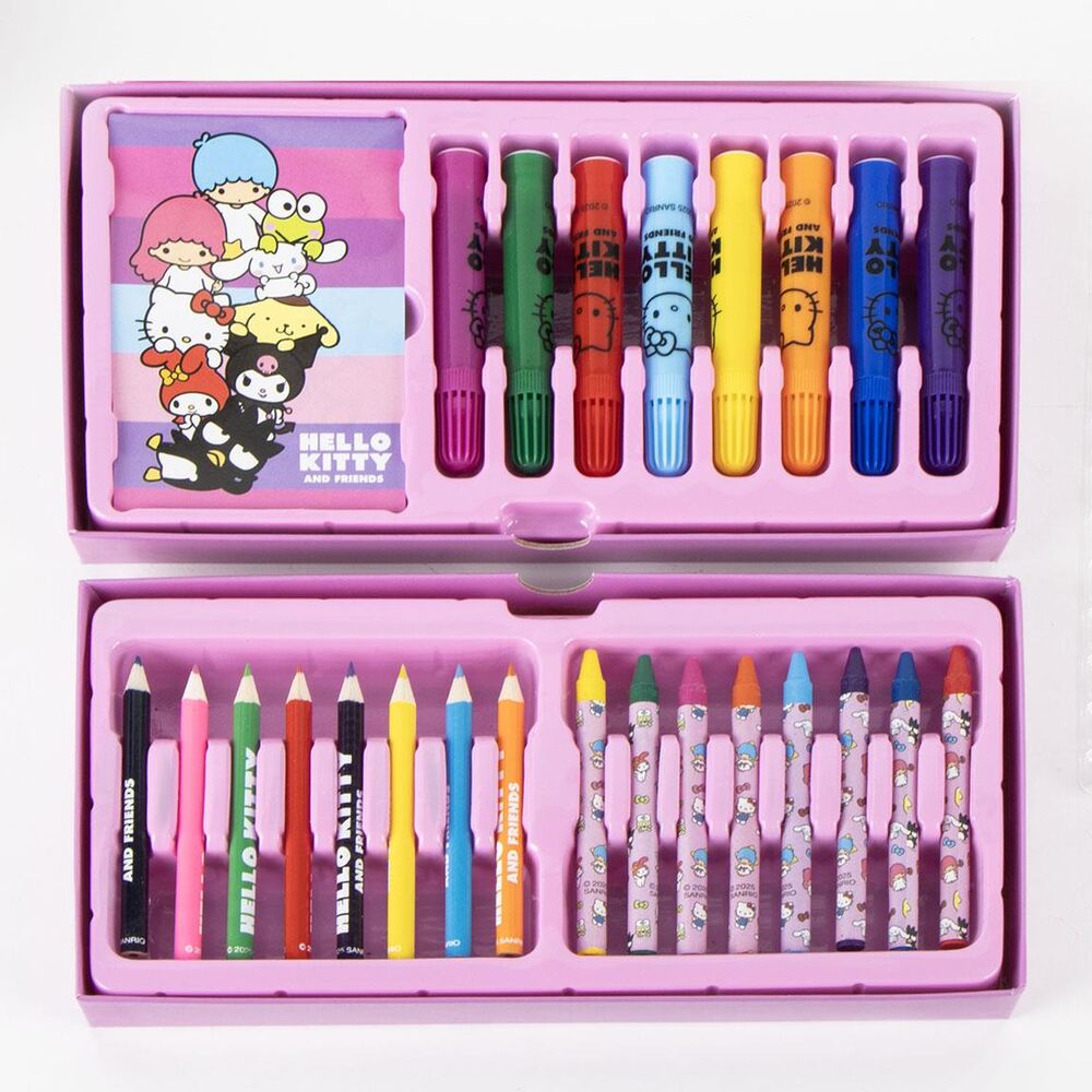 Hello Kitty colouring stationery case - Image 5