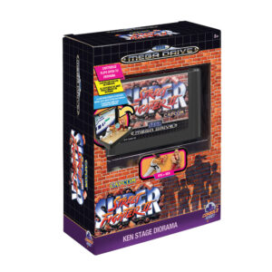 Console Heroes Street Figther Mega Drive diorama