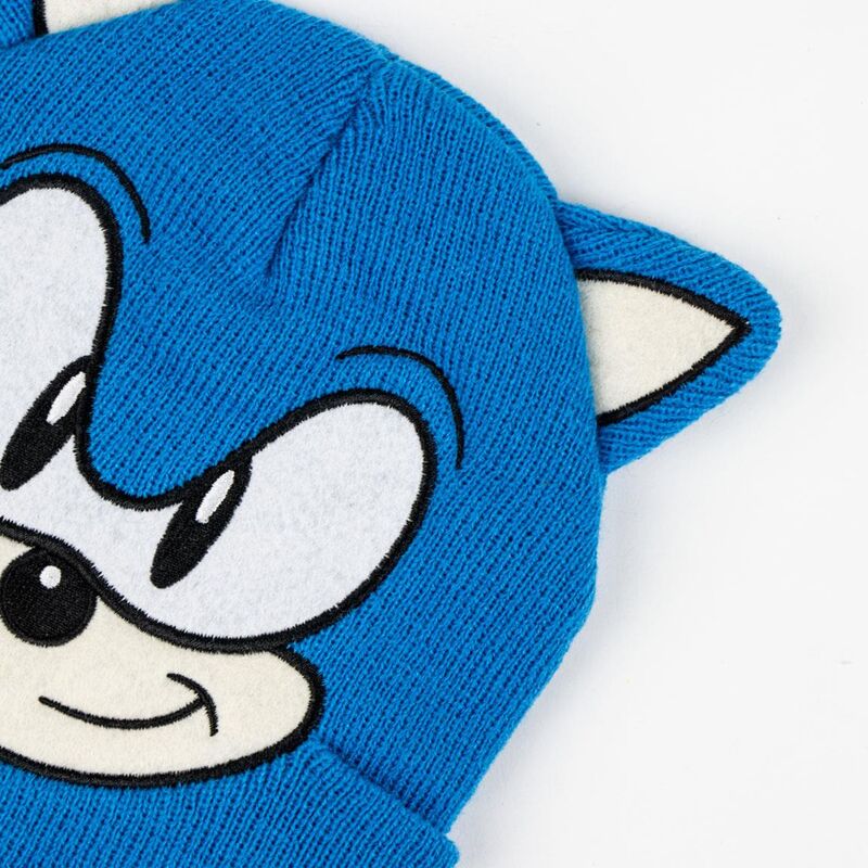 Sonic The Hedgehog hat and gloves set - Image 4