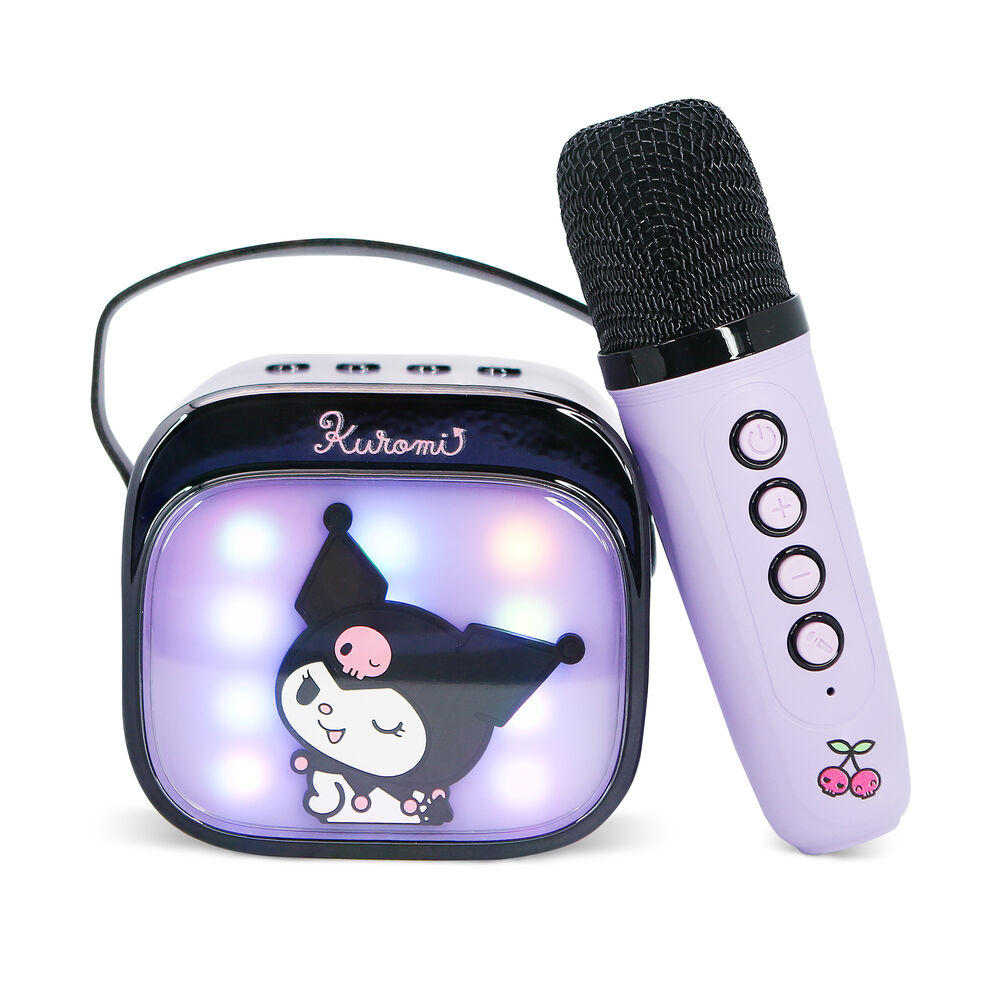 Hello Kitty Kuromi LED Karaoke Speaker and Microphone - Image 4
