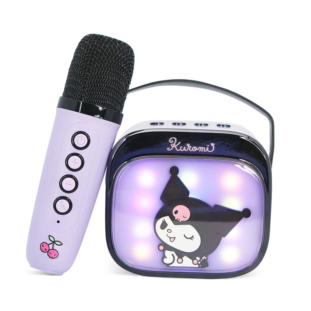 Hello Kitty Kuromi LED Karaoke Speaker and Microphone - Image 5