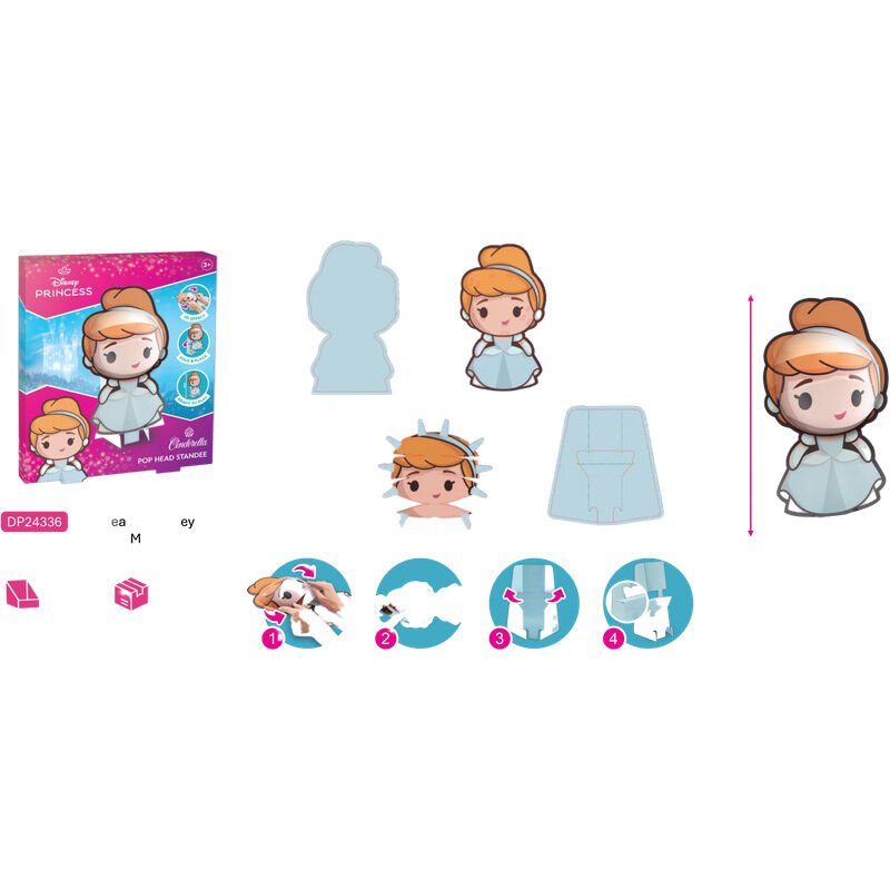 Disney Princess assorted 3D figure 30cm - Image 3