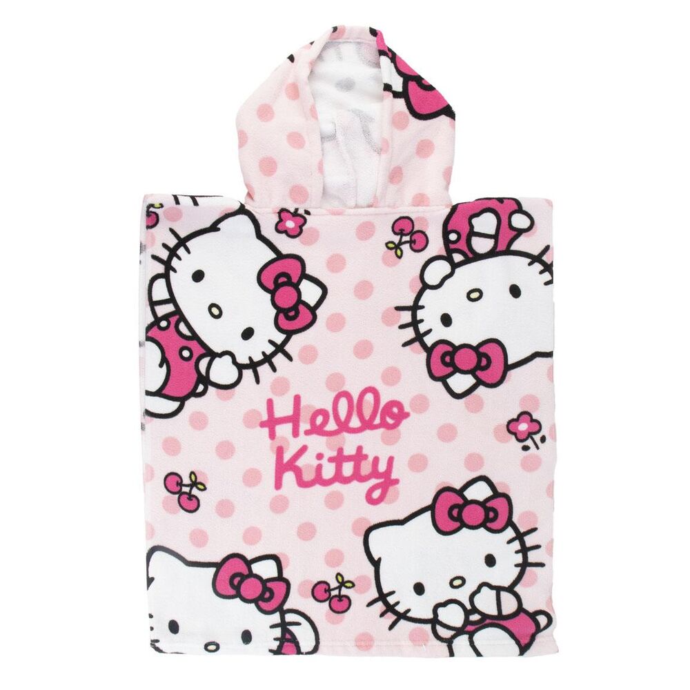 Hello Kitty microfibre poncho beach towel - Image 2