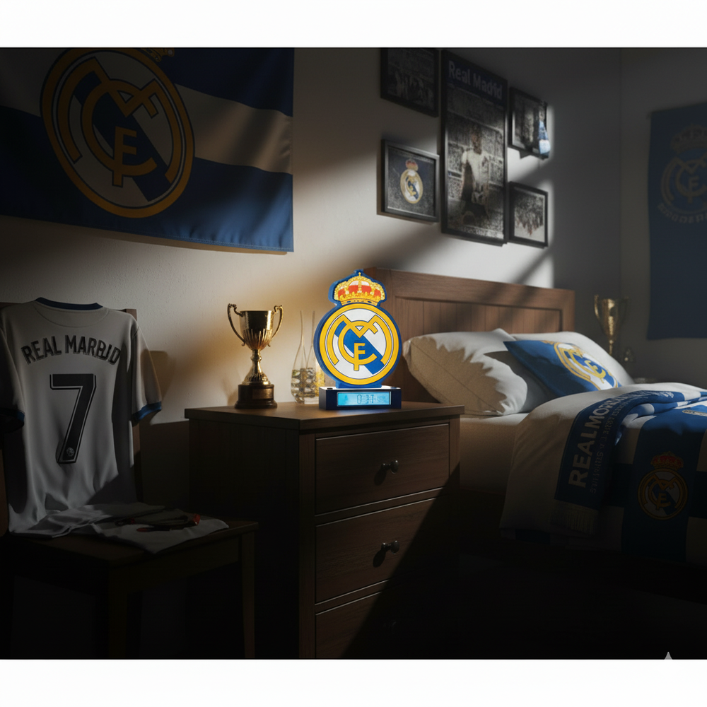 Real Madrid 3D Alarm Clock lamp - Image 2