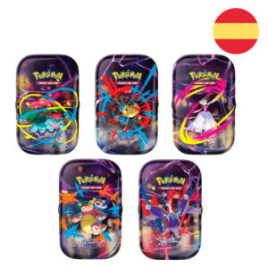 Spanish Pokemon Mega Evolution assorted Mini tin collectible card game
